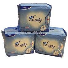 Cotton Sanitary Napkins Lady Pad Manufacturer Wholesale Price OEM Brand Name Women Towel with Anion chip